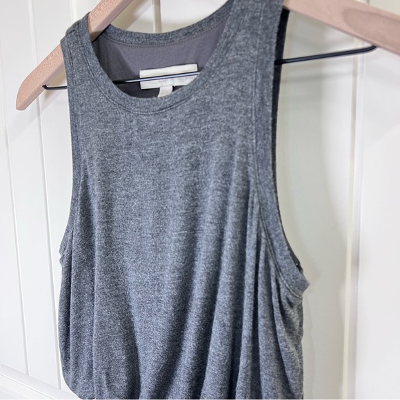 Loft Womens Twofer Tank Midi Dress in Gray/Pink, Size XS - Picture 4 of 7